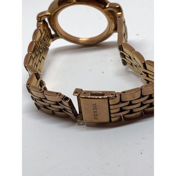 Authentic Fossil Parts Links Band Case Crystal Used 14mm L338 - Picture 7 of 7